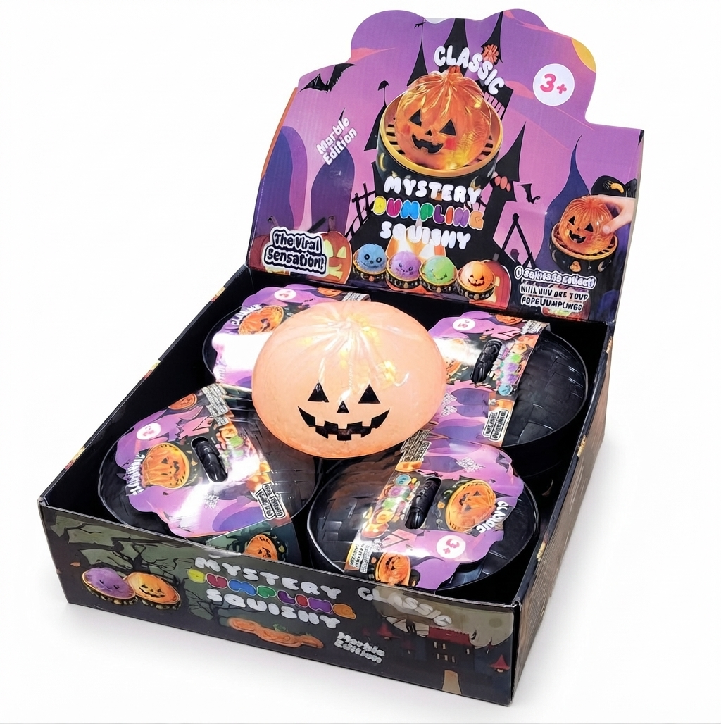 Jumbo Halloween Rainbow Mystery Dumpling 4CT PDQ