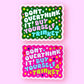 Don't Overthink It! Buy Yourself a Trinket Sticker