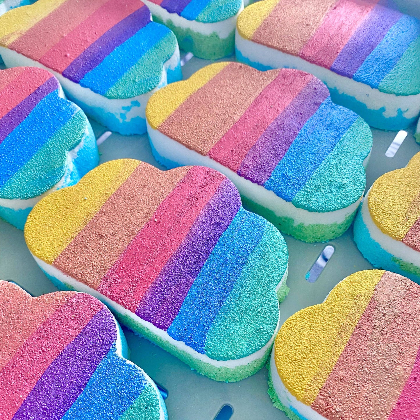 Jumbo Rainbow Cloud Pride Bath Bomb - Rainbow Cloud Bath Bomb