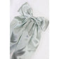 Satin Long Tail Bow Barrettes