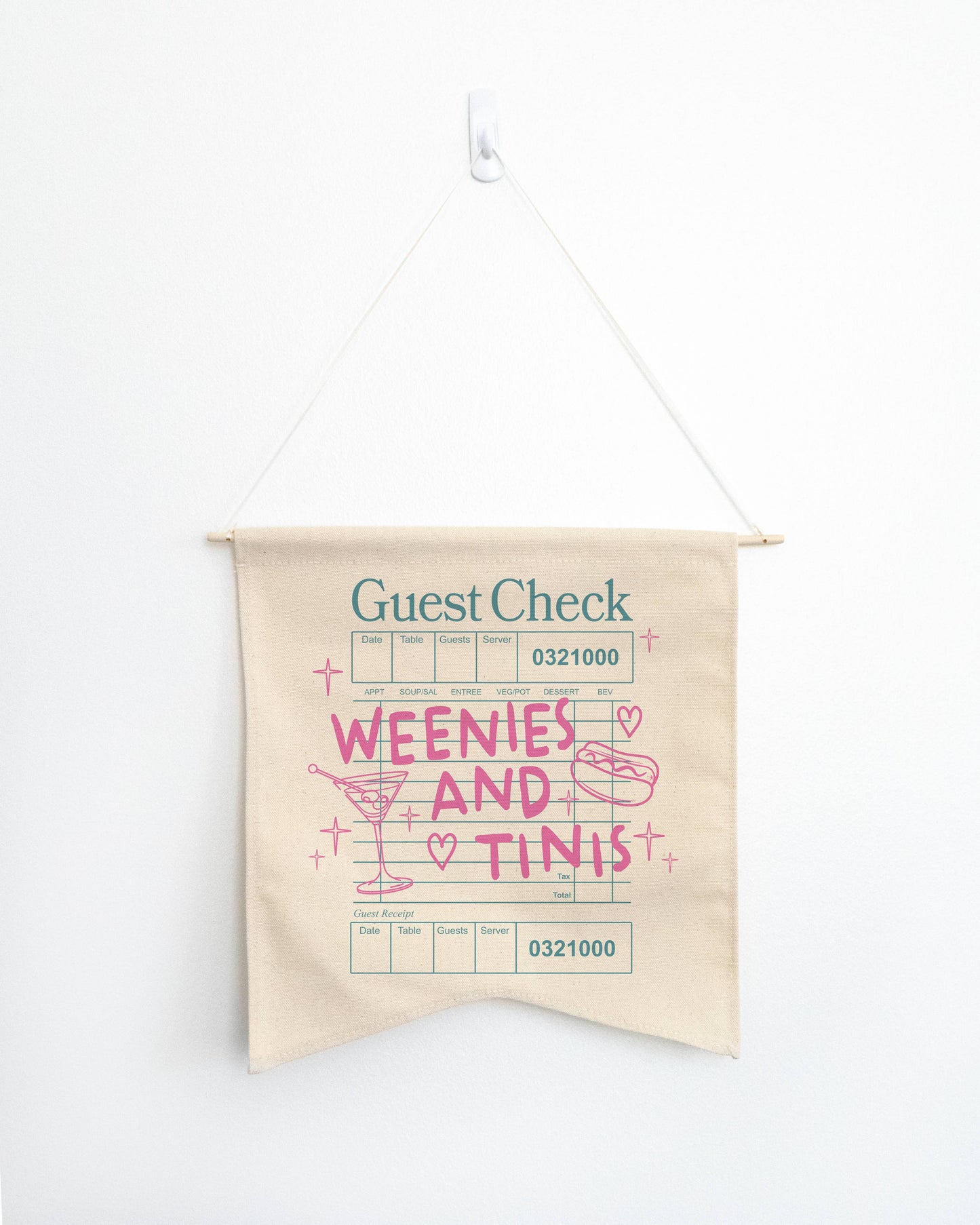 Weenies and Tinis Wall Hang