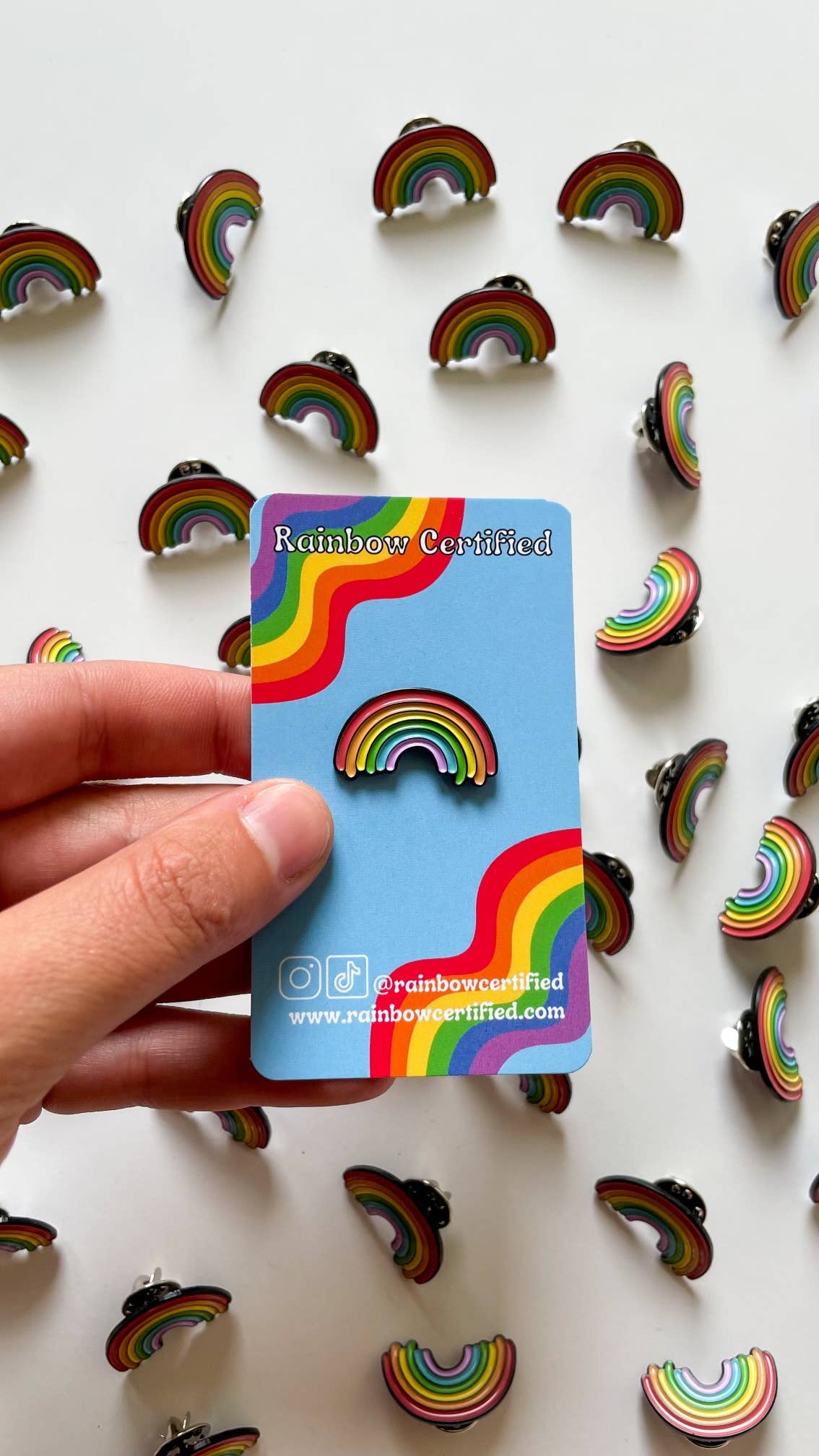 Rainbow LGBTQIA+ PRIDE Enamel Pin