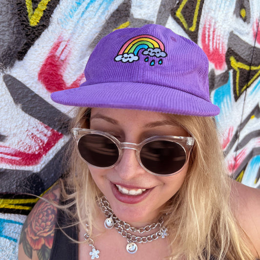 Hat - Rainbow Clouds Corduroy