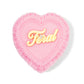 Feral Heart Candle (kitsch, funny gift)