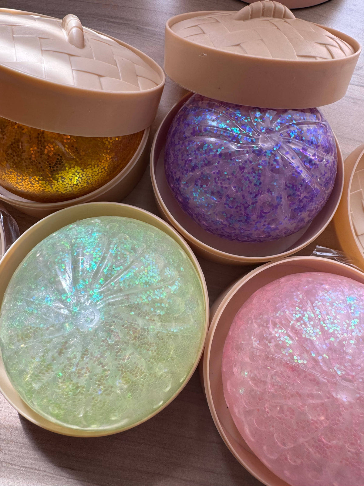 The Viral Dumpling Squishy- Glitter Edition :)