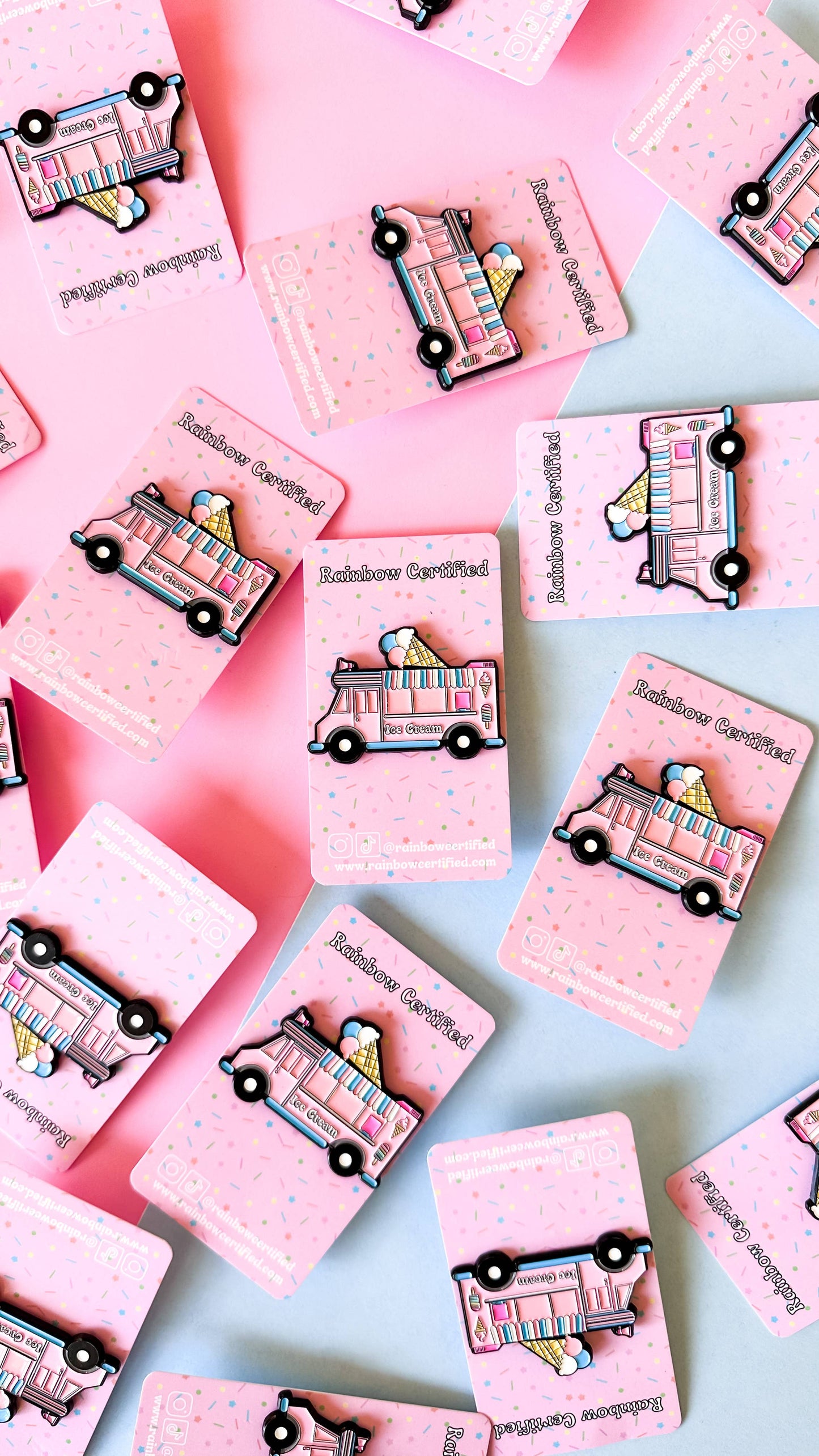 Transgender Ice Cream Truck Enamel Pin