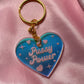 Pussy Power Iridescent Acrylic Keychain
