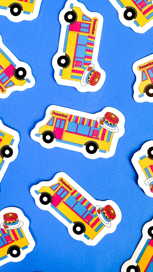 Pansexual Pancake Food Truck Sticker