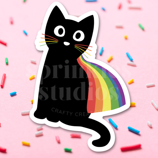 Pride Cat Vinyl Sticker