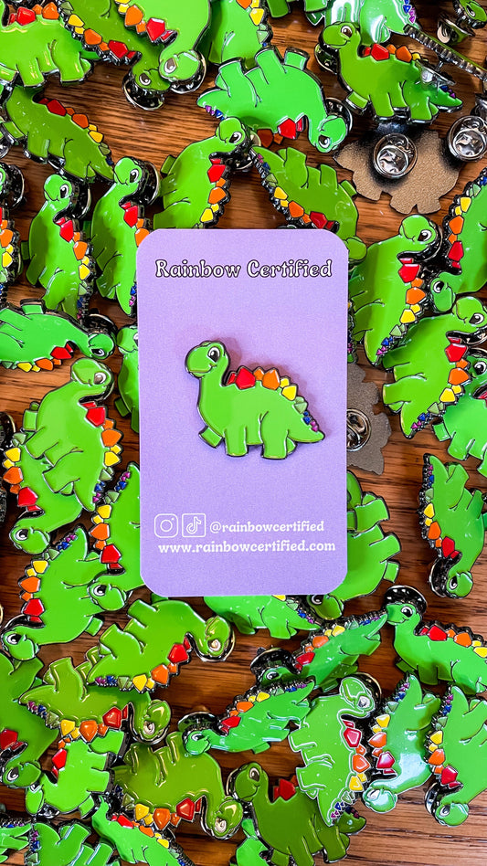 Prideosaurus LGBTQIA+  Enamel Pin