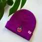 Cherry Beanie Purple