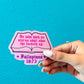 Fallopians 19:73 Sticker