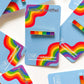 Rainbow Line LGBTQIA+ Enamel Pin