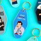 Harry Styles Just Keep Driving Motel Keychain