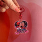 Heated Rivalry Heart Keychain (Red Heart Clasp)
