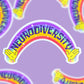 Neurodiversity Rainbow Sticker