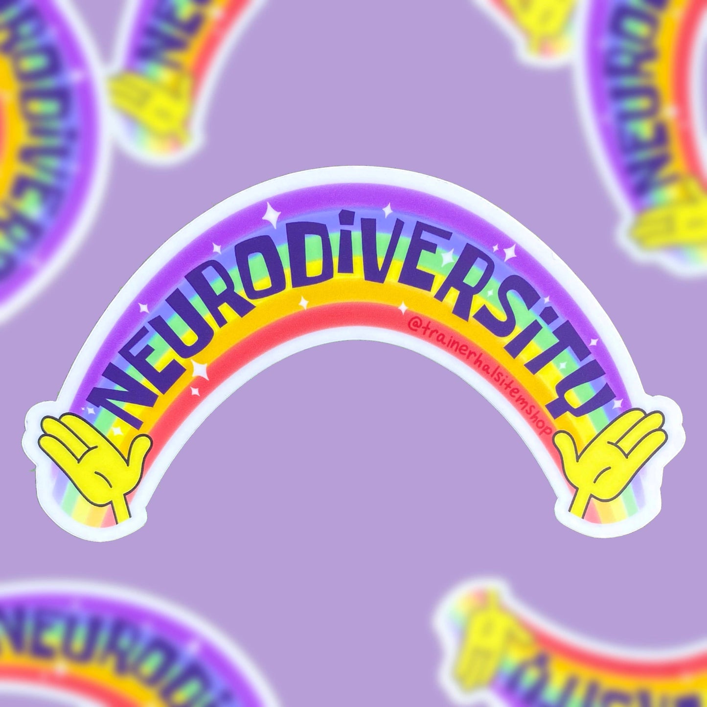 Neurodiversity Rainbow Sticker