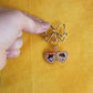 Mini Shane + Ilya Heated Rivalry Locket Bag Charm Keychain