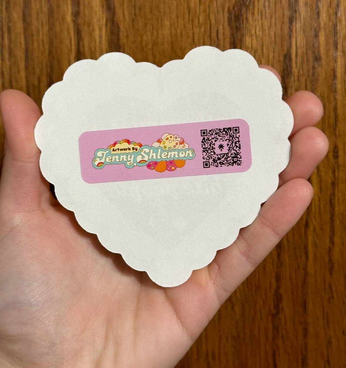 Dream Big Fart Loud Heart Suncatcher Decal