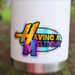 Holographic Having A Meltdown Sticker