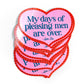 My Days Of Pleasing Men Are Over Little Edie Vinyl Sticker