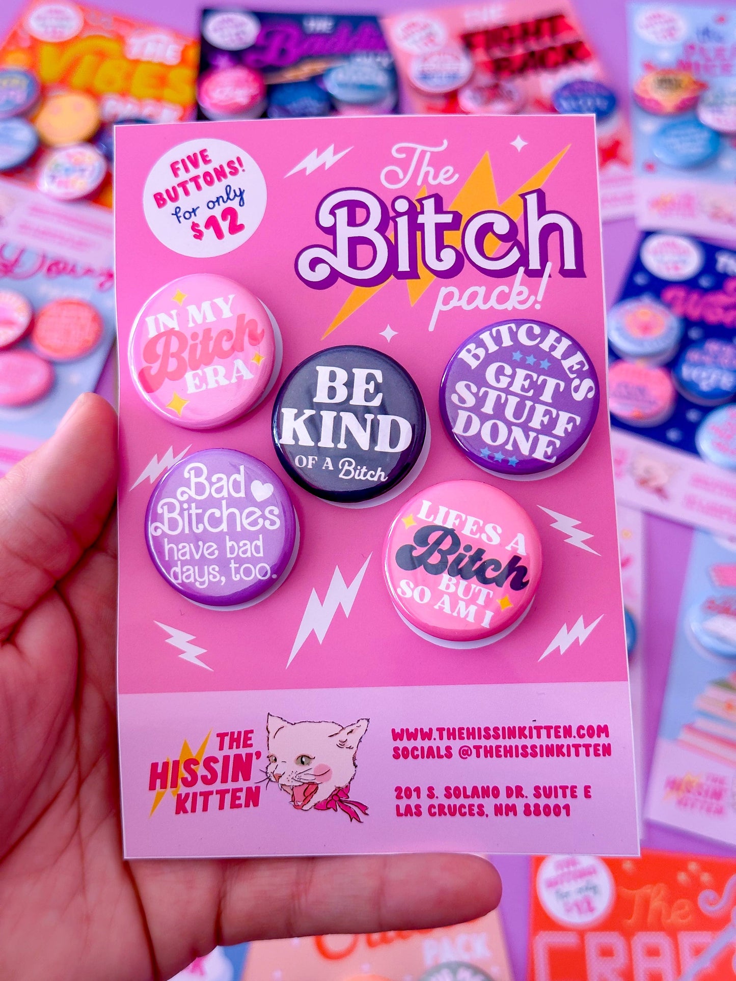 The Bitch Pack (Buttons or Magnets!)