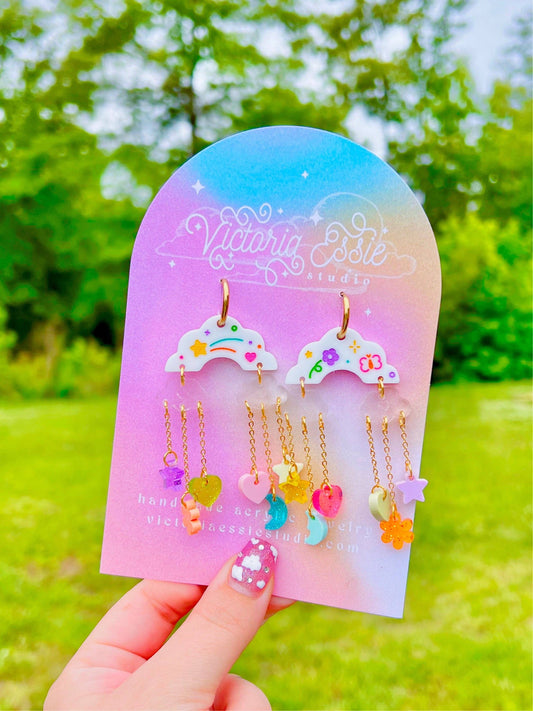 Drop of Love - Doodle Earrings