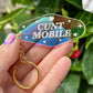 Cunt Mobile Motel Iridescent Keychain