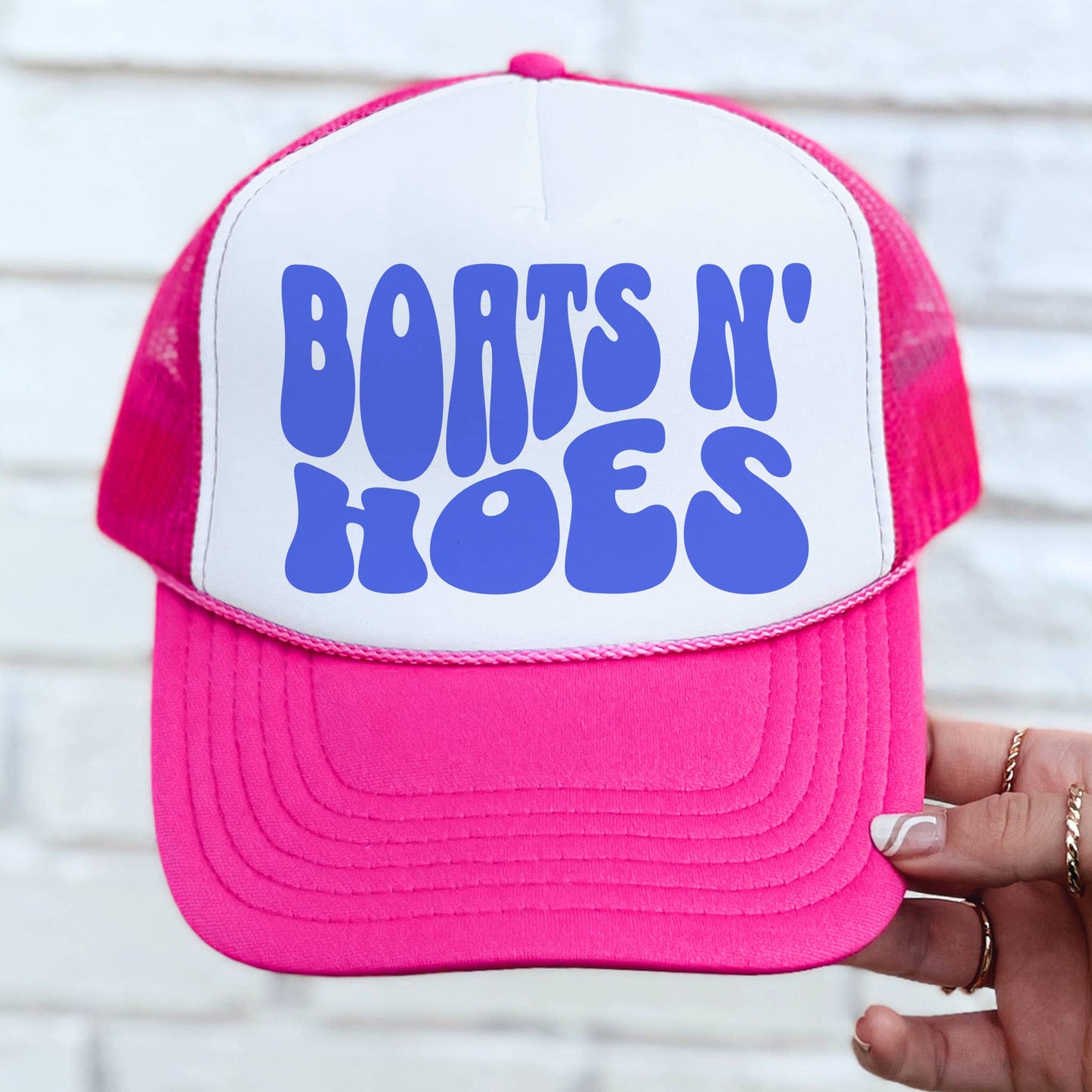 Boats N' Girls Mesh Back Trucker Hat