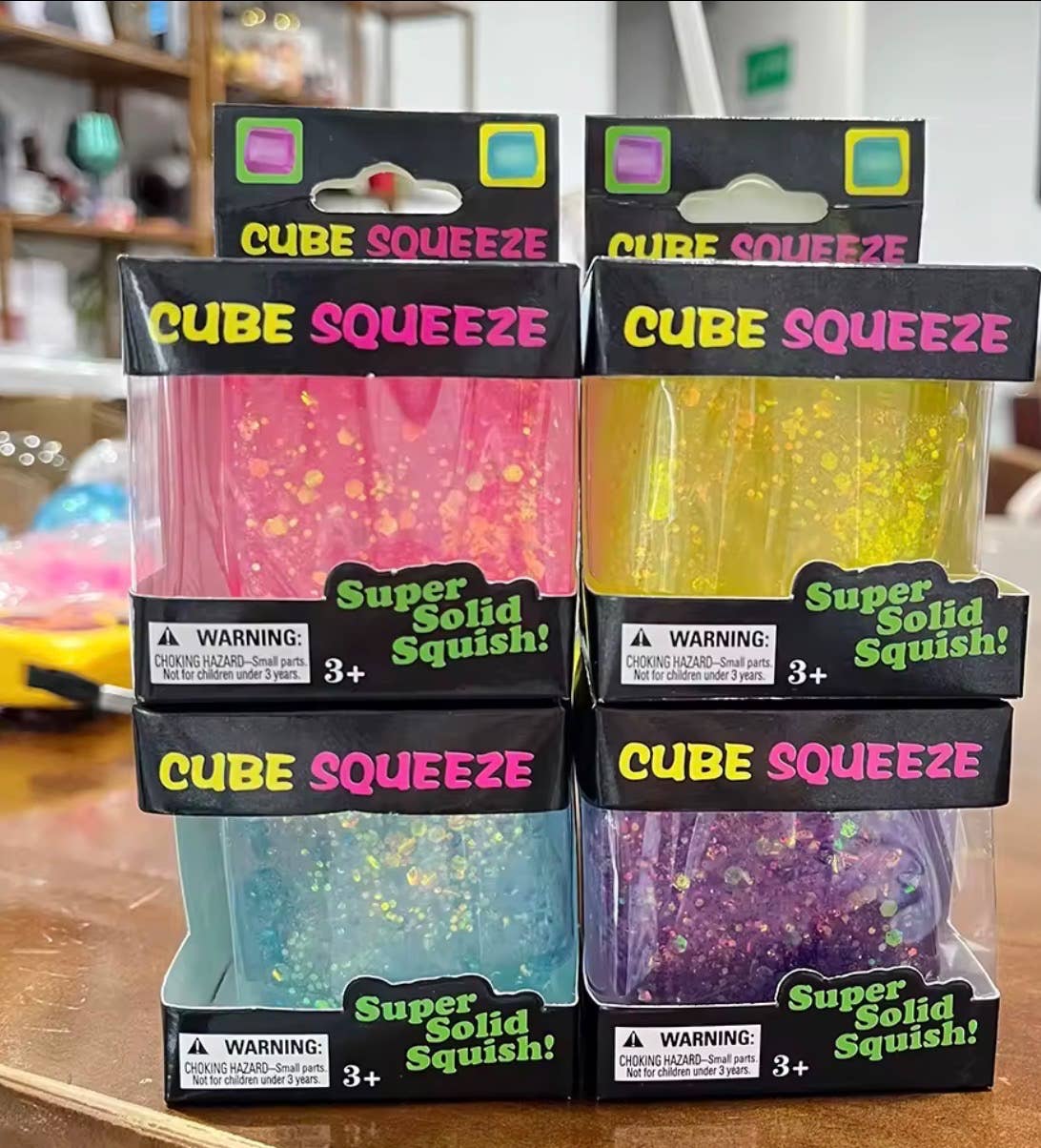 Glitter Sugar Cube- Retail Box