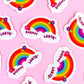 Support LGBTQ+ Rainbow Sticker