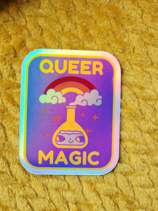 Queer magic sticker lesbian gay lgbtq hydroflask planner