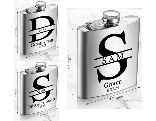 Custom Wedding Flasks