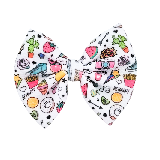 Sophia Hair Bow - Summer Fun