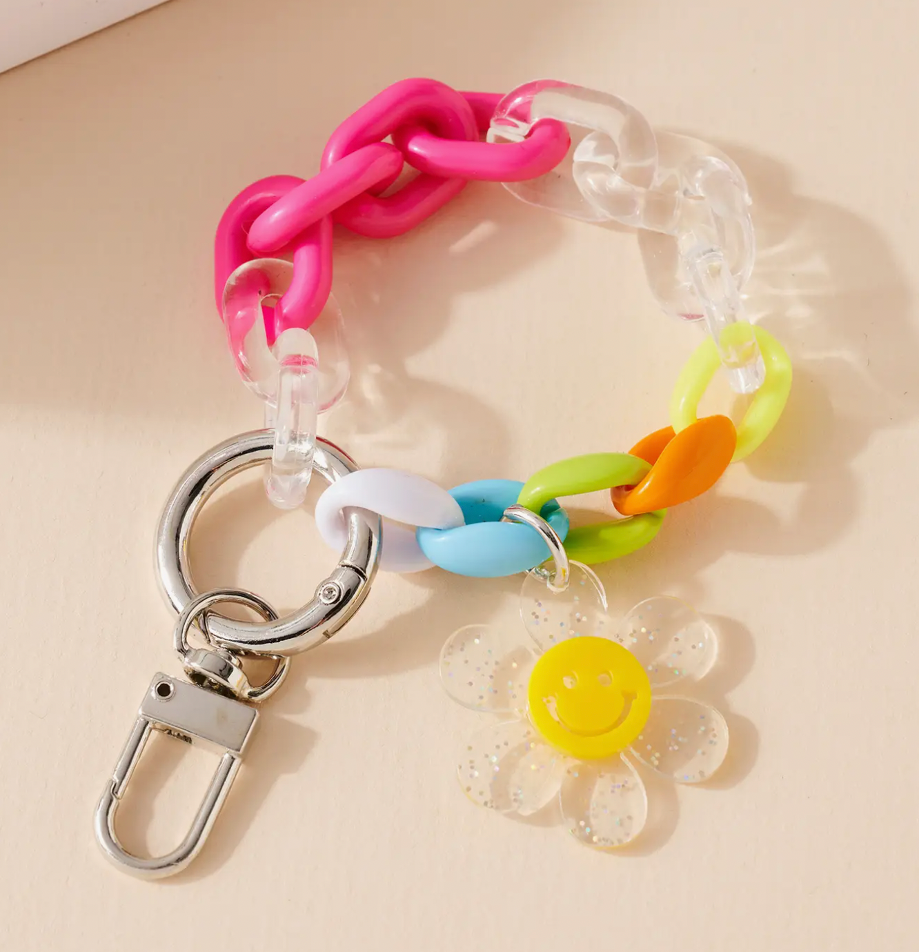 Colorful Chain Links Keychain