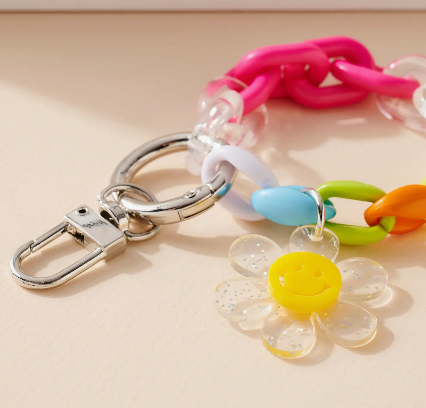 Colorful Chain Links Keychain