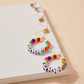 Smile Beaded Earrings Set