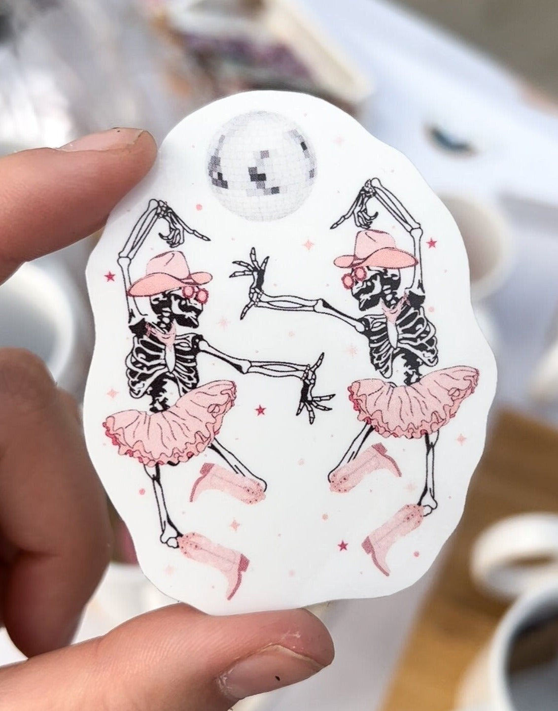 Dancing Skeletons Sticker