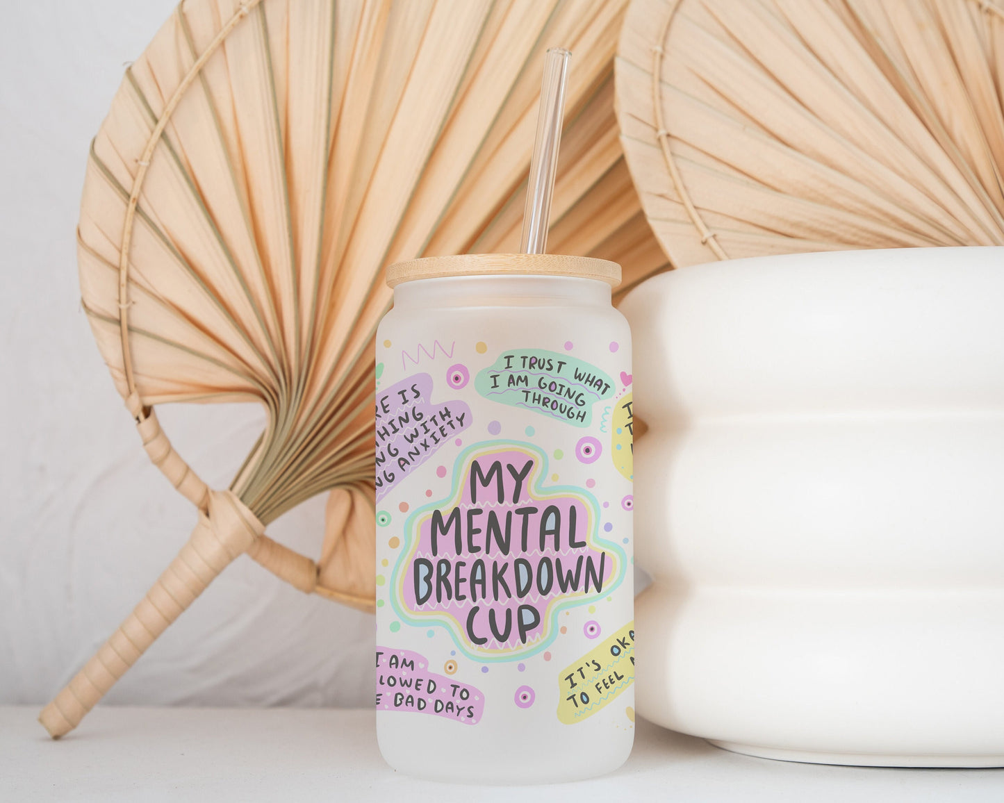 My Mental Breakdown Cup - 16 oz. Glass